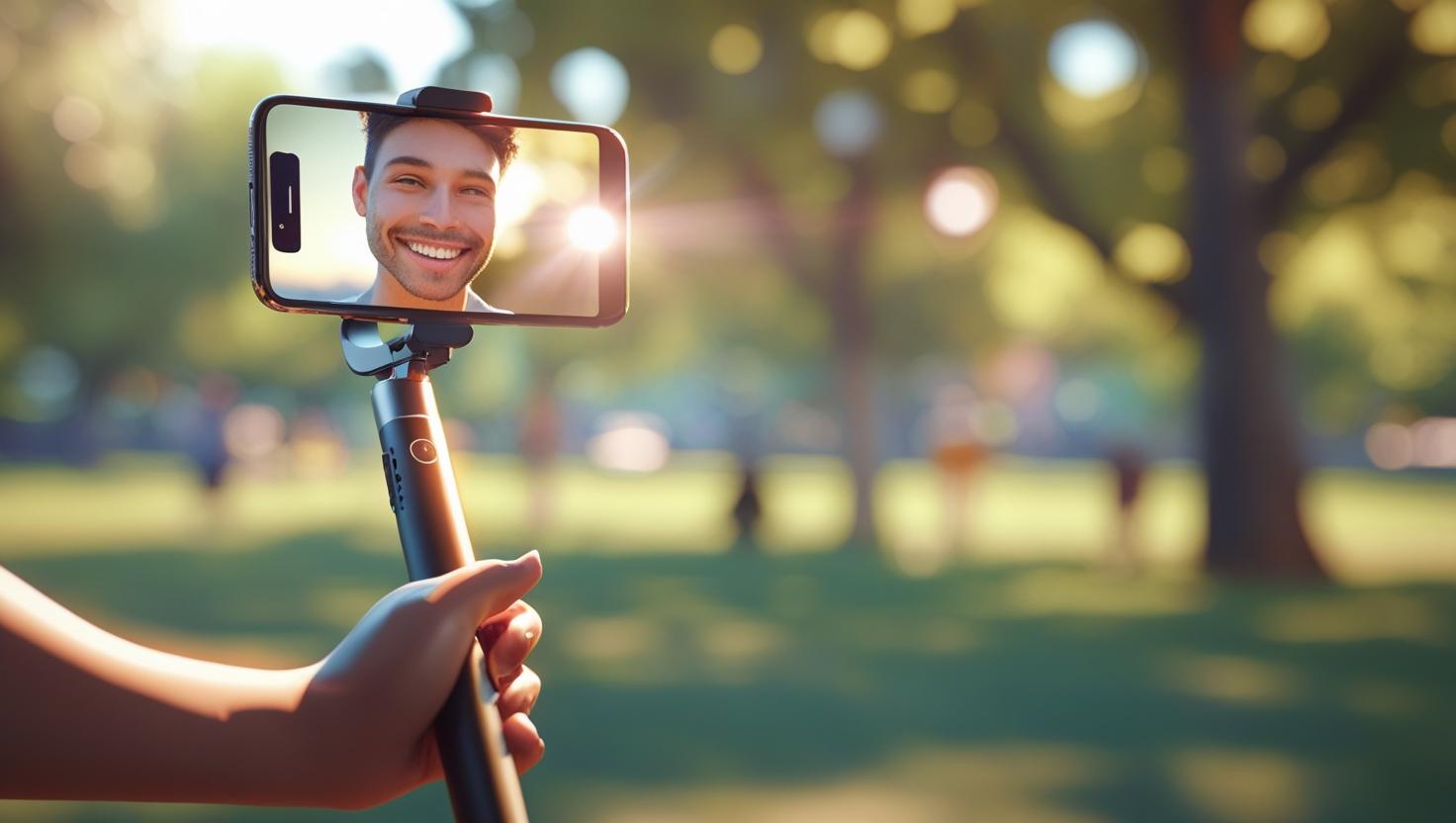 AmazonBasics Extendable Selfie Stick